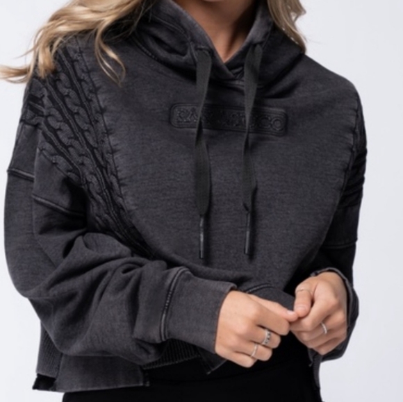 Parasuco Tops - Parasuco knitted sweatshirt hoodie Sz Small